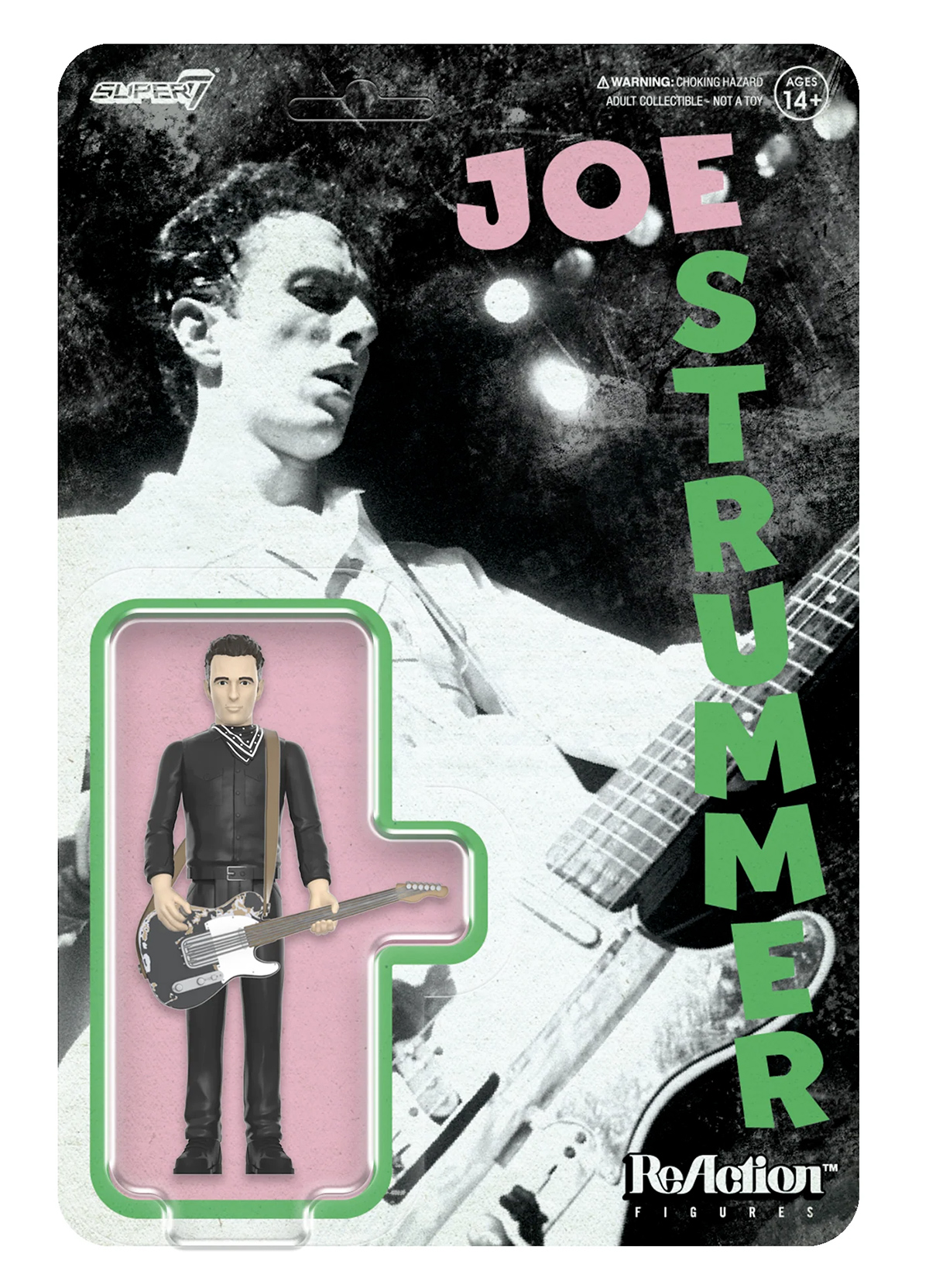 Action Figure The Clash ReAction: Joe Strummer no Videoclipe de London Calling