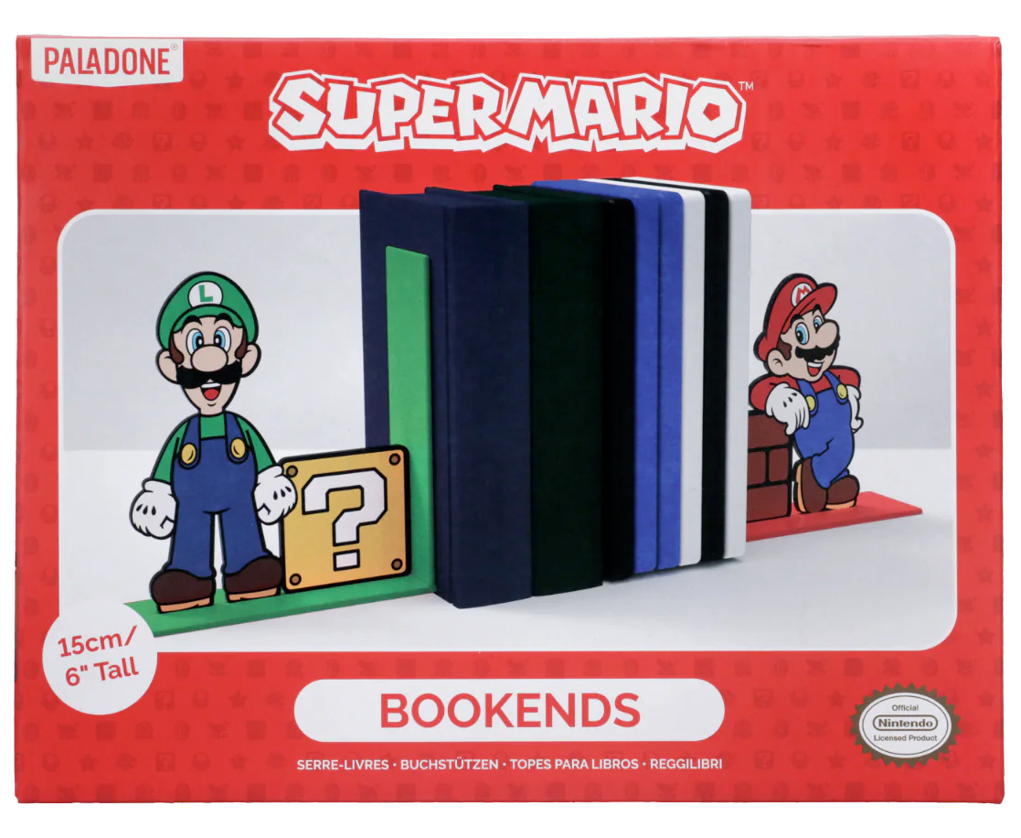 Super Mario and Luigi Bookends