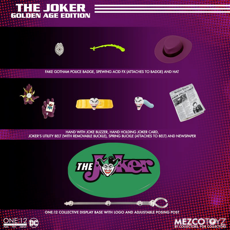 The Joker: Golden Age Edition One:12 Collective Action Figure