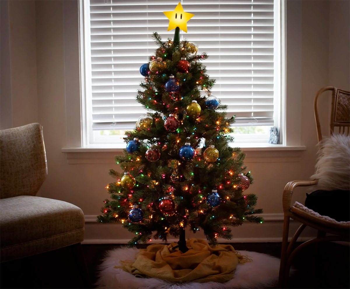 Super Mario Star to Top the Christmas Tree