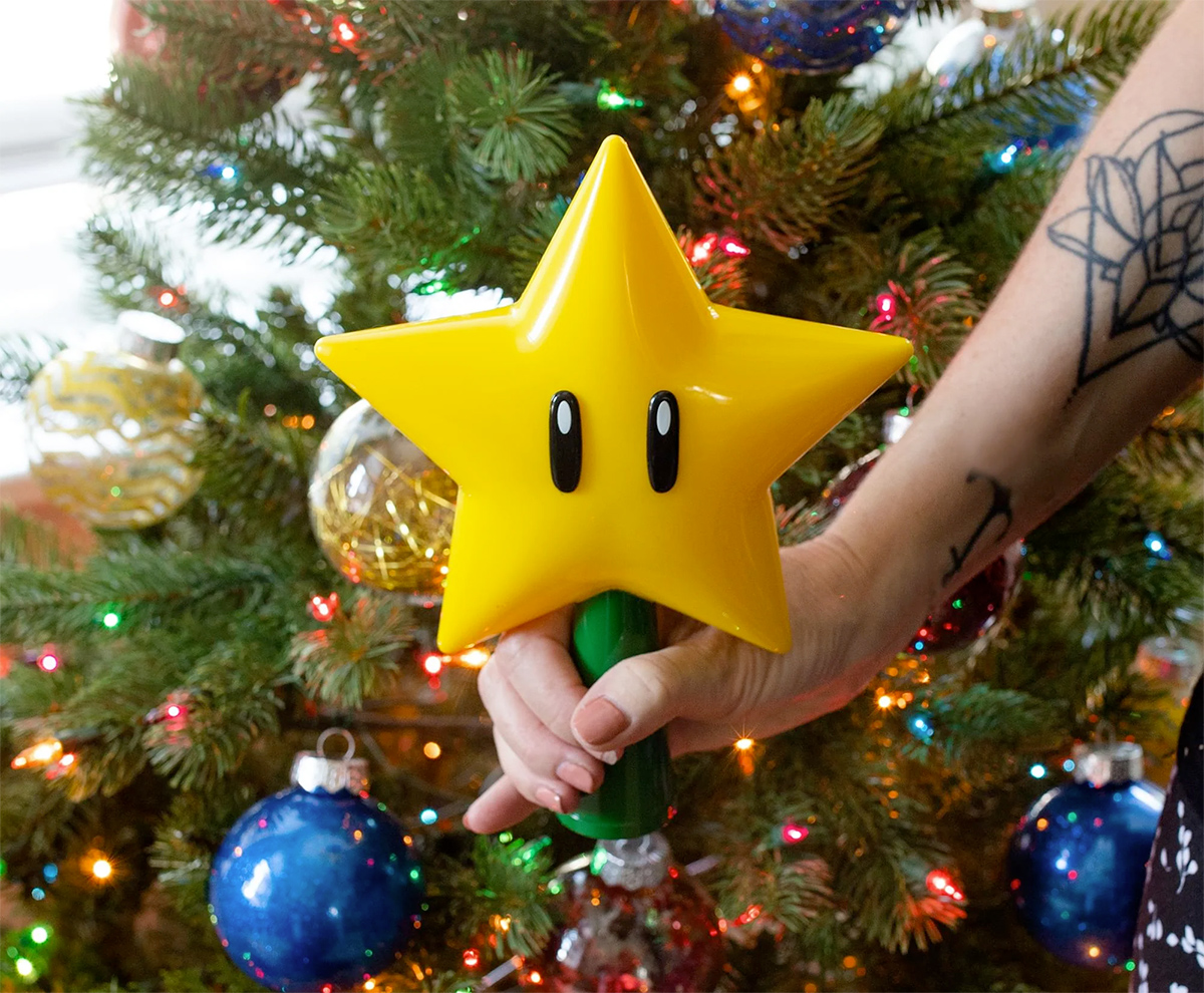 Super Mario Star to Top the Christmas Tree