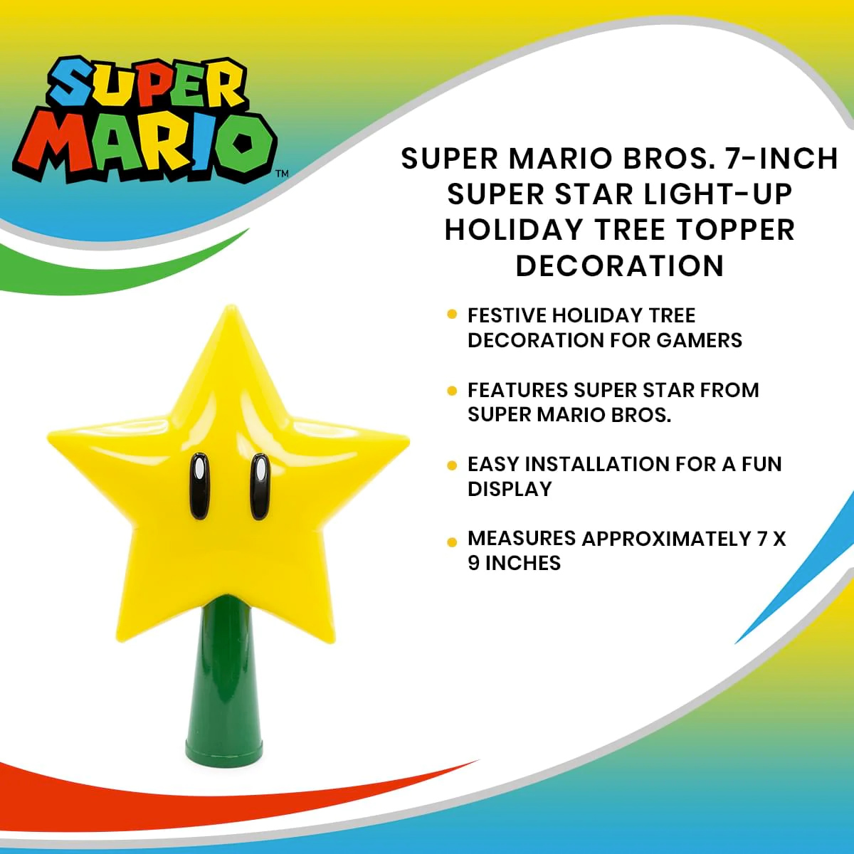 Super Mario Star to Top the Christmas Tree