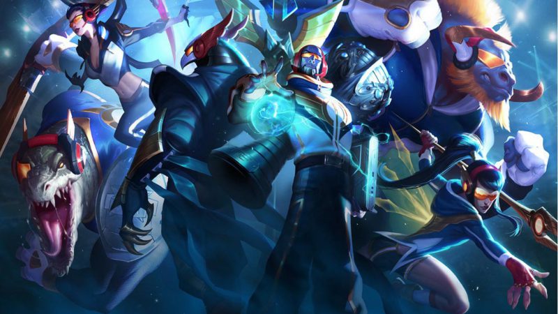 Skins from SKT T1 (2016) for winning the LoL World Cup