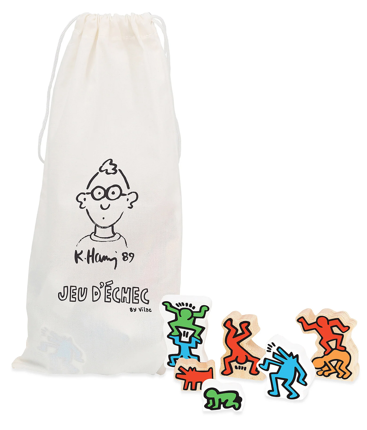 Keith Haring Board Games: Chess, Backgammon and Checkers