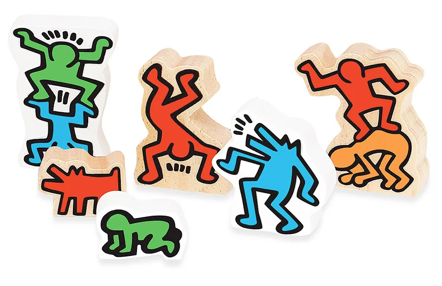 Keith Haring Board Games: Chess, Backgammon and Checkers