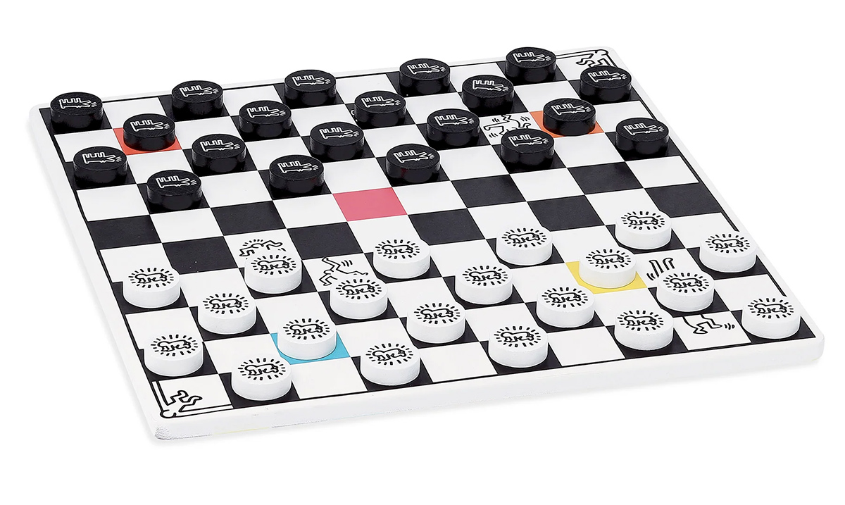 Keith Haring Board Games: Chess, Backgammon and Checkers