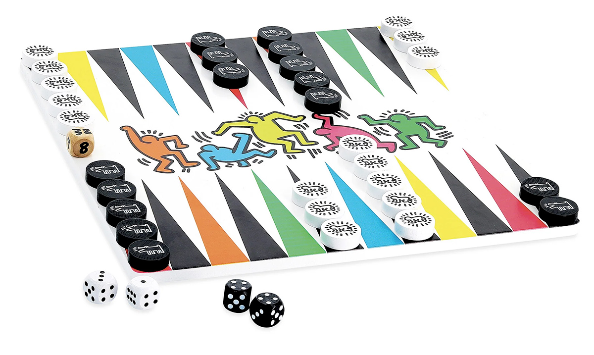 Keith Haring Board Games: Chess, Backgammon and Checkers