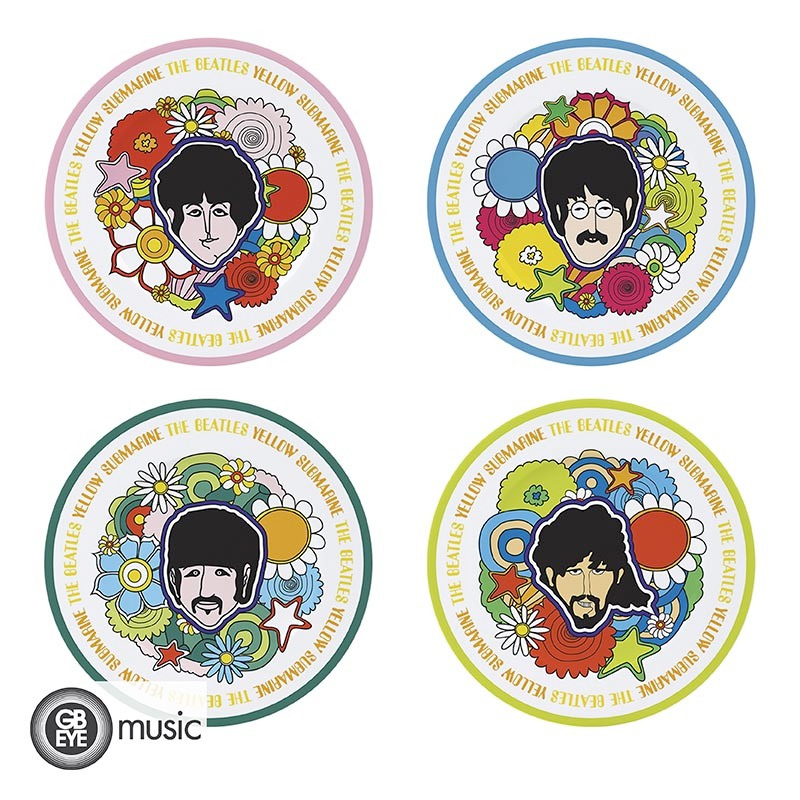 The Beatles Yellow Submarine Plate Set