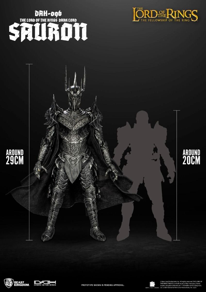 Sauron Dark Lord The Lord of the Rings: The Fellowship of the Ring Dynamic Action Hero
