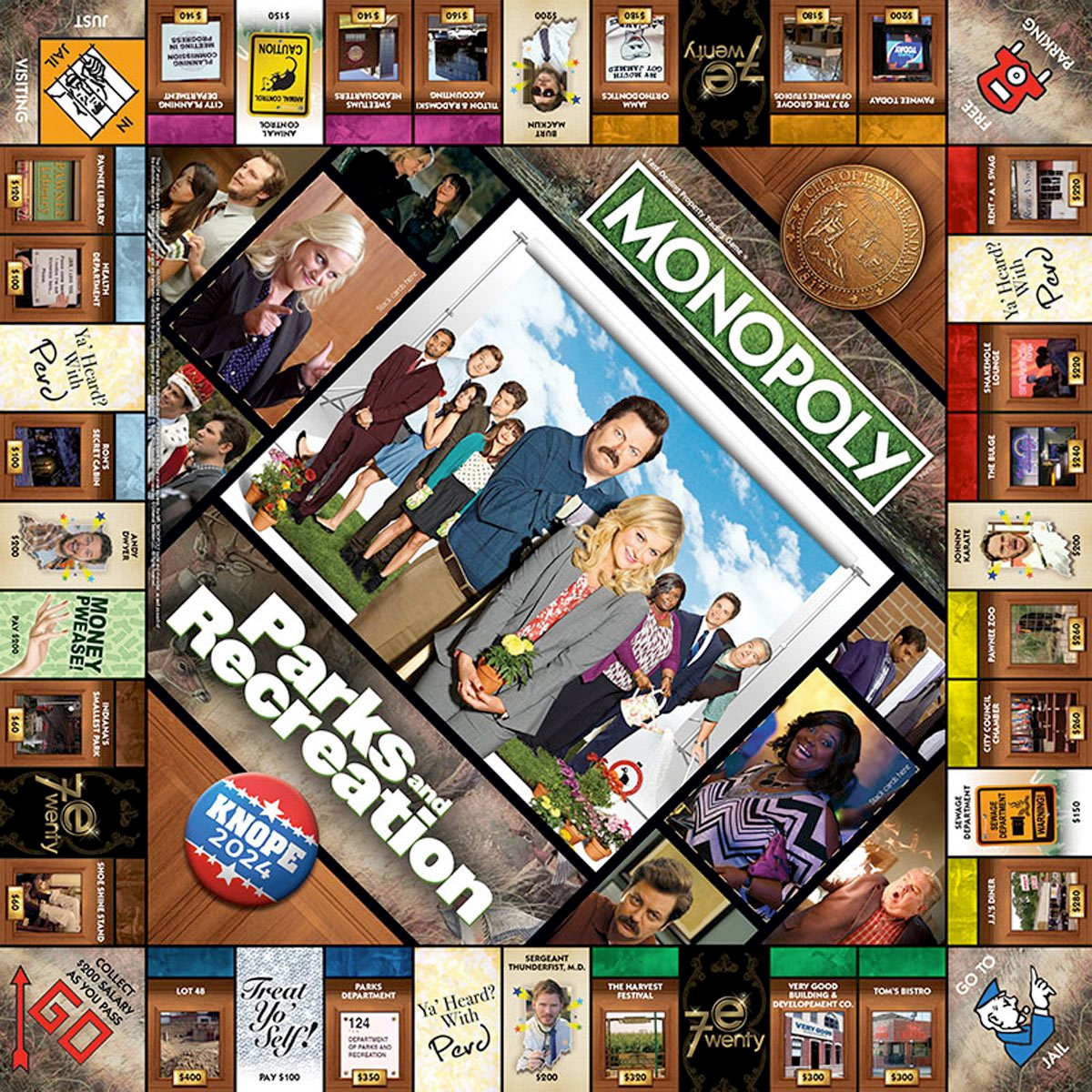 Parks and Recreation Monopoly Board Game