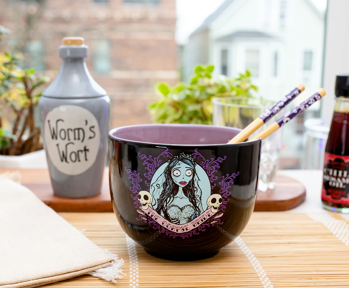 Emily the Corpse Bride Ramen Bowl (Tim Burton)