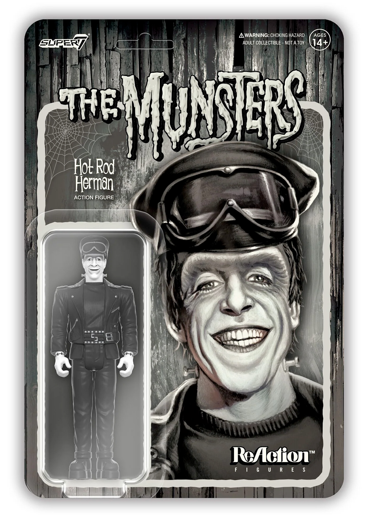 Action Figures The Munsters ReAction em Preto e Branco