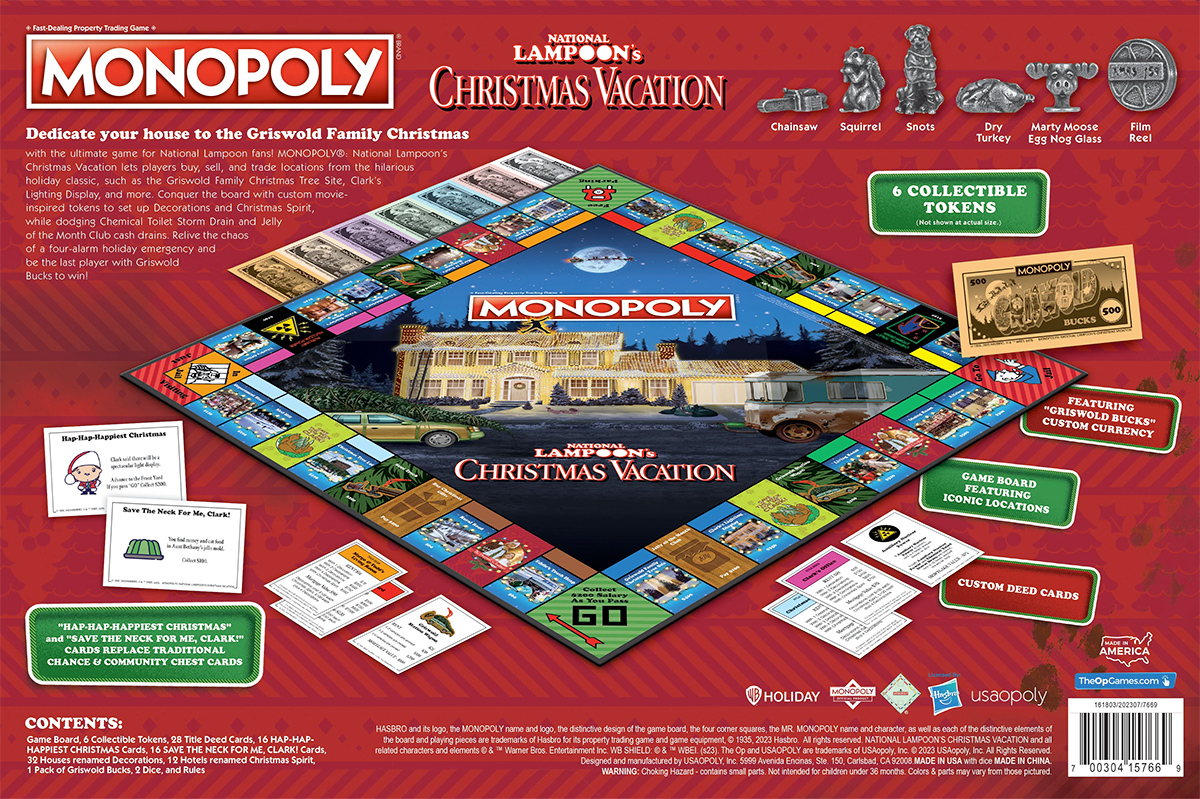 Comedy Monopoly Game Frustrated Holidays at Christmas