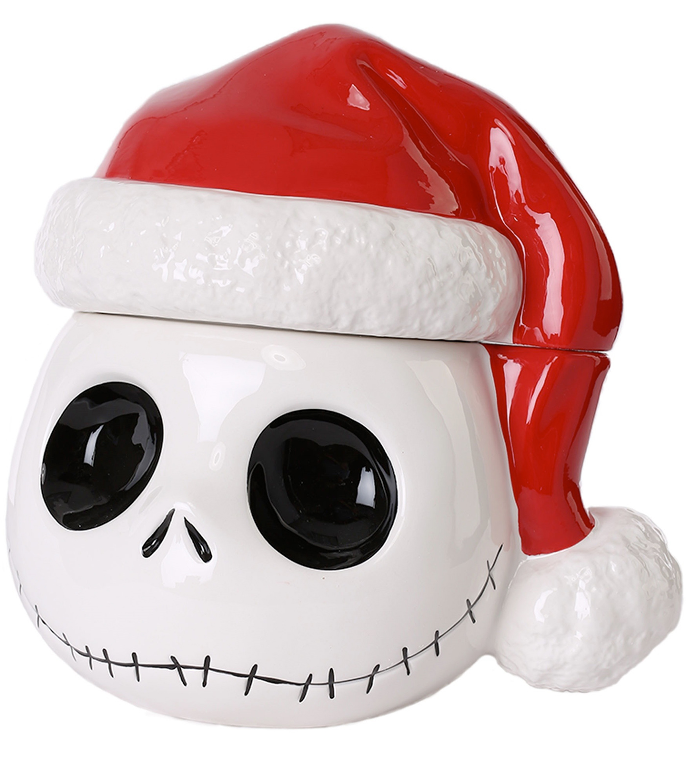 Pote de Cookies Jack Skellington como Papai Noel (Nightmare Before Christmas)