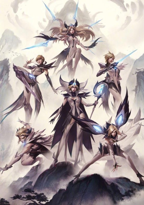 Invictus Gaming skins for winning the LoL world championship