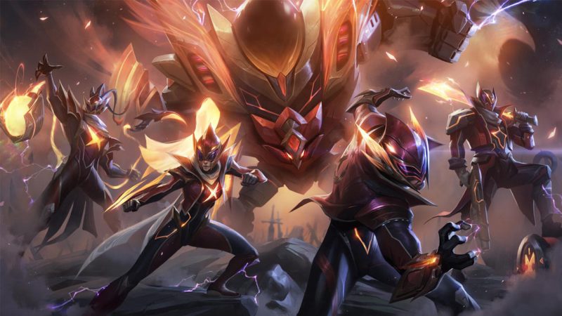 Funplus Phoenix skins for winning the LoL world championship