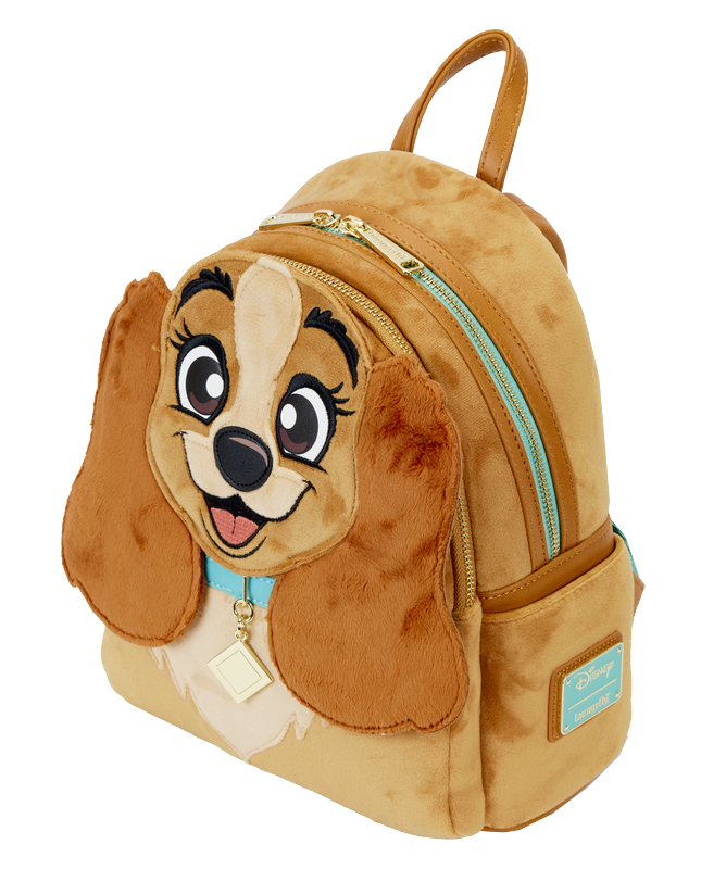 Lady and the Tramp Mini-Backpack with Plush Ears (Loungefly)