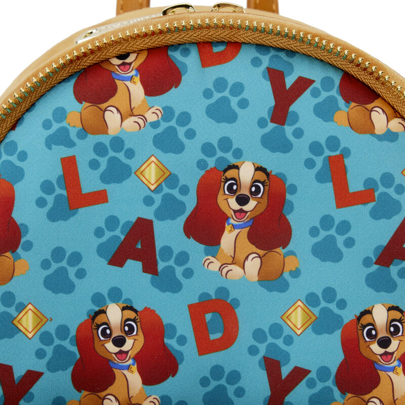 Lady and the Tramp Mini-Backpack with Plush Ears (Loungefly)