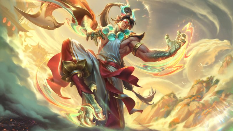 Image of the skin Lee Sin Escamas Divinas