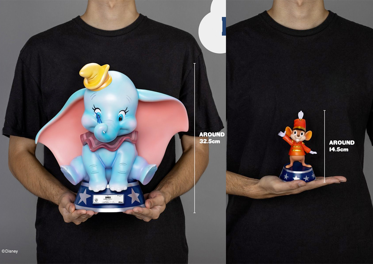 Dumbo and Timothy Master Craft - Beast Kingdom Deluxe Statues
