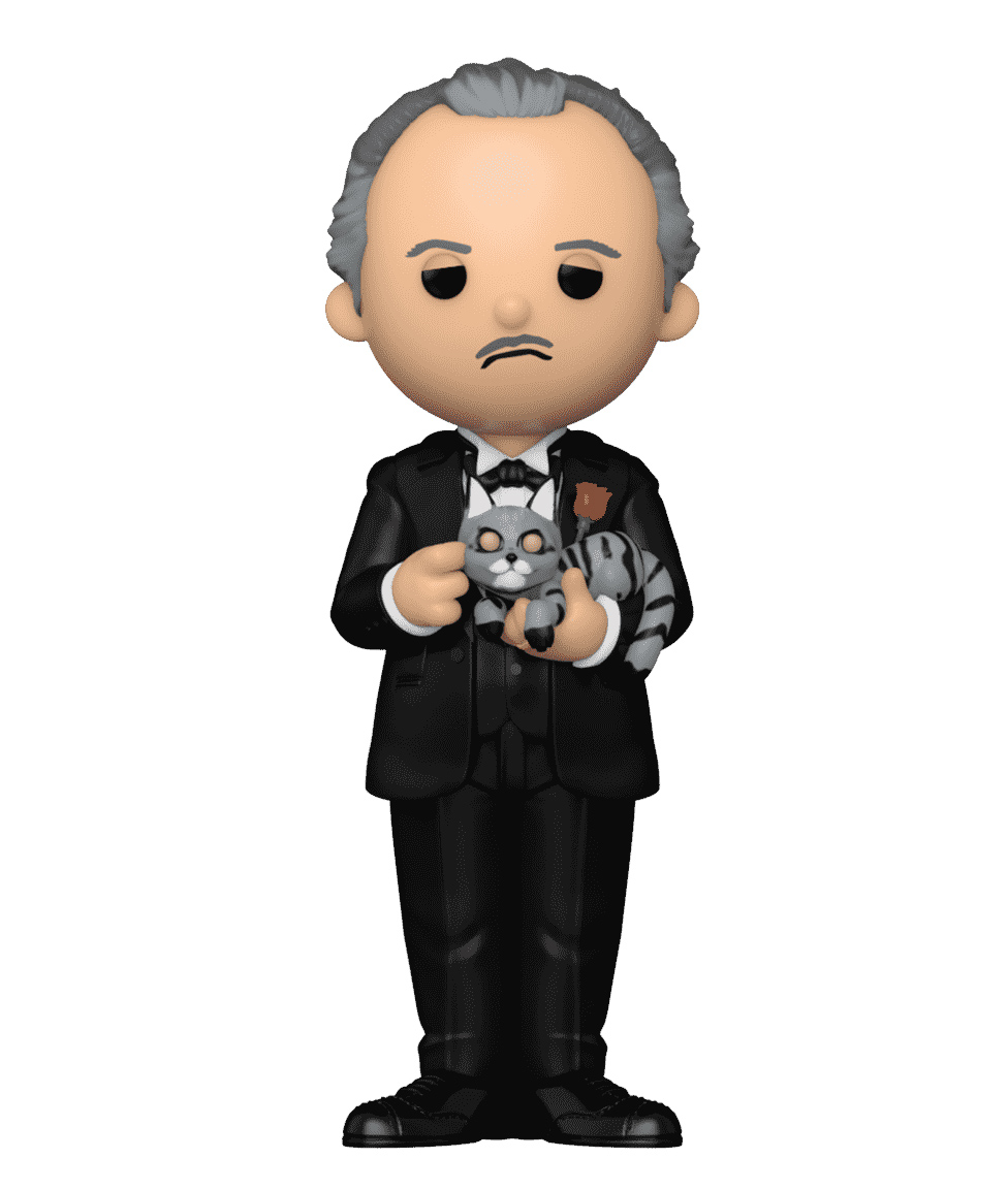 Don Vito Corleone Funko Blockbuster Rewind figure in Clamshell VHS box (The Godfather)