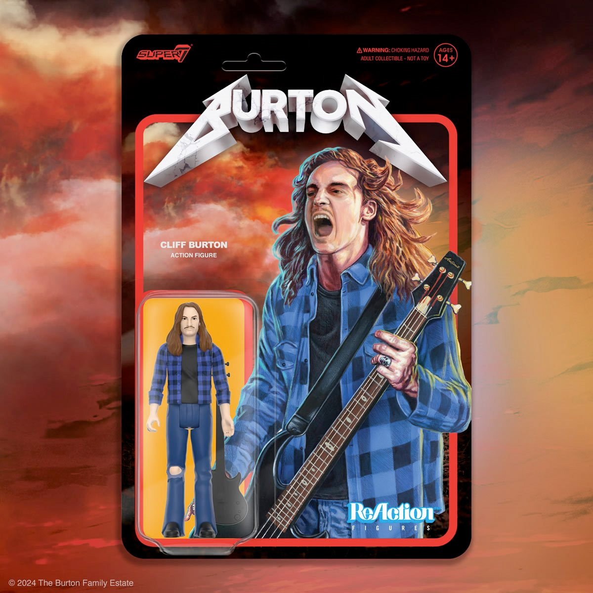 Action Figure ReAction Cliff Burton