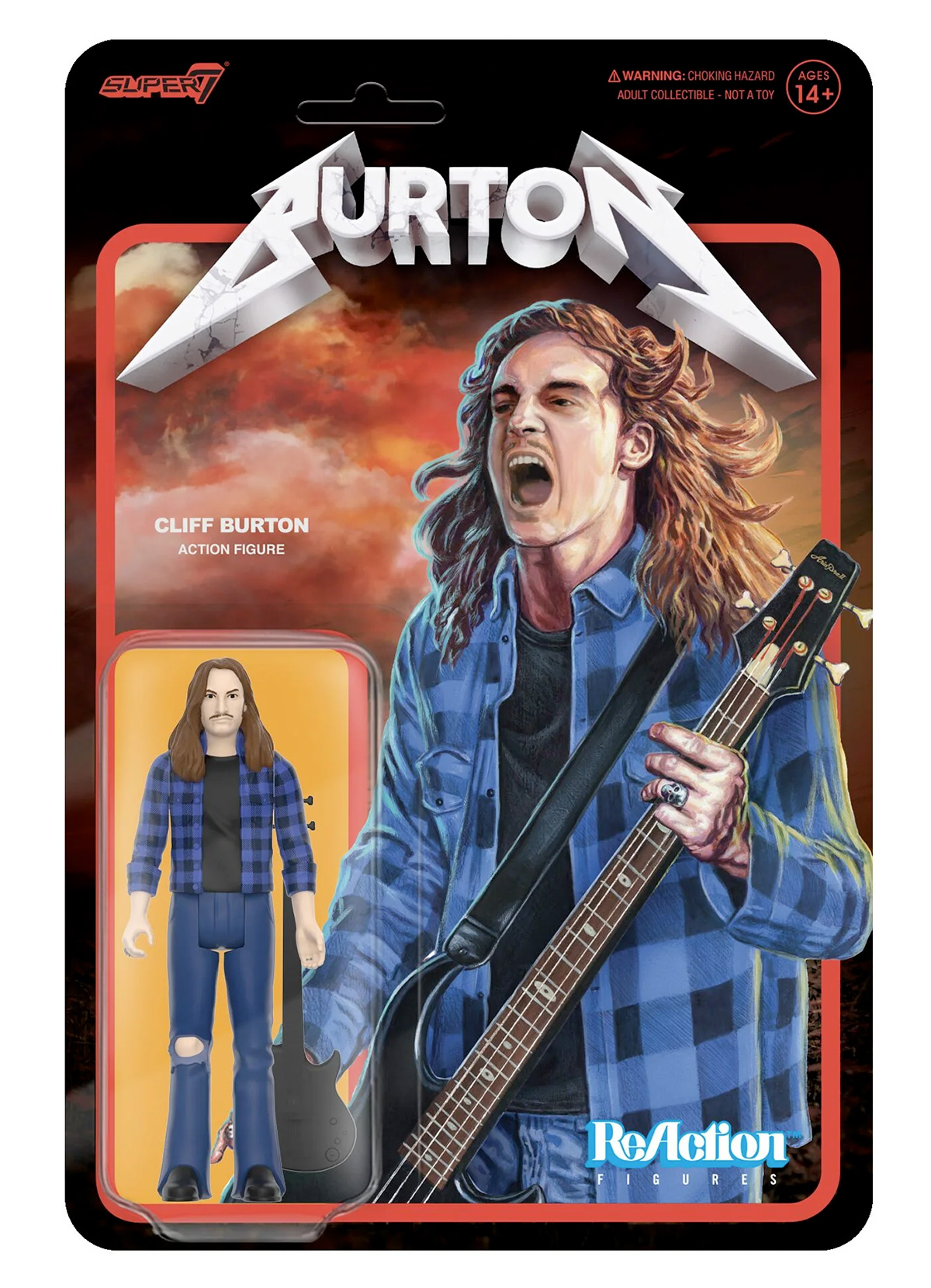 Action Figure ReAction Cliff Burton