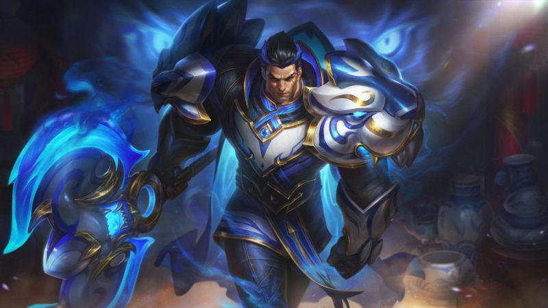 Image of the Porcelain Darius skin