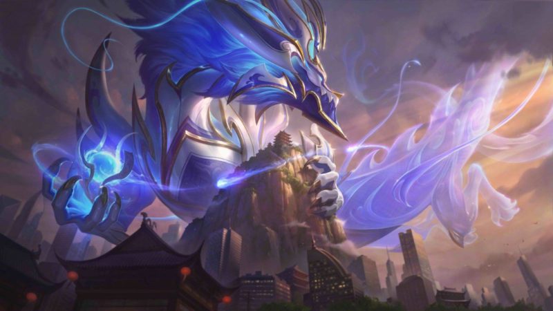 Image of the Porcelain Aurelion Sol Protector skin