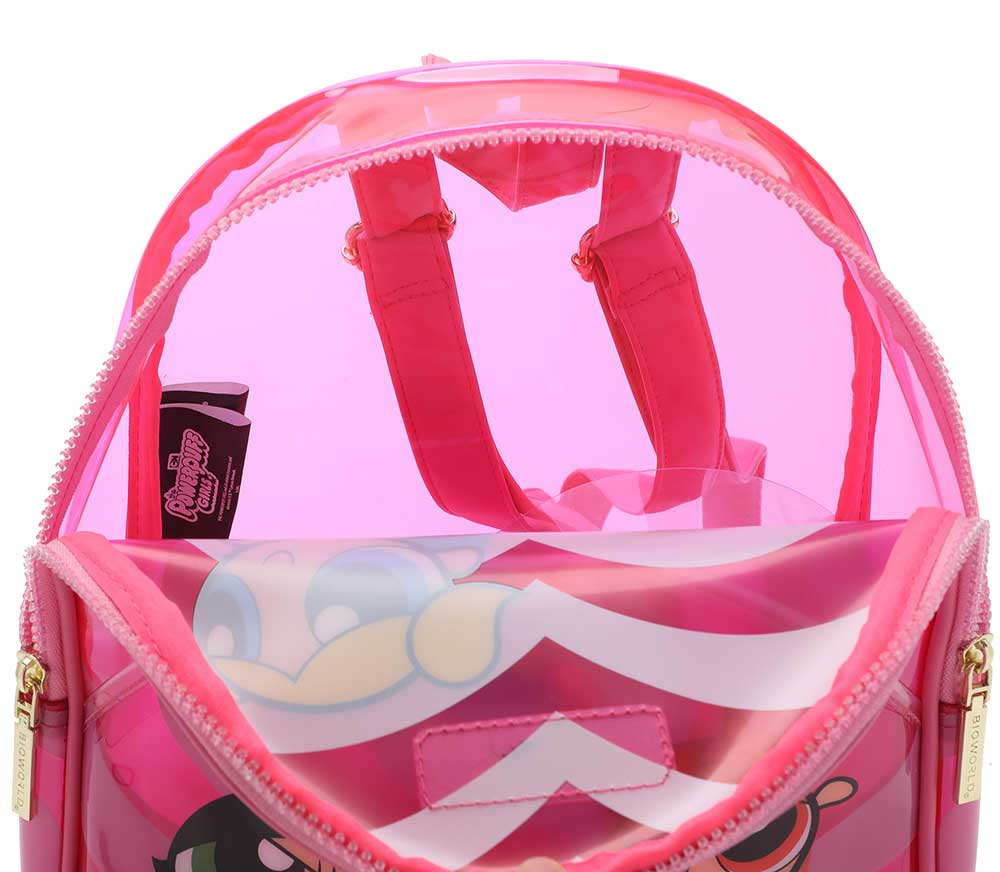 Transparent Pink Powerpuff Girls Mini-Backpack