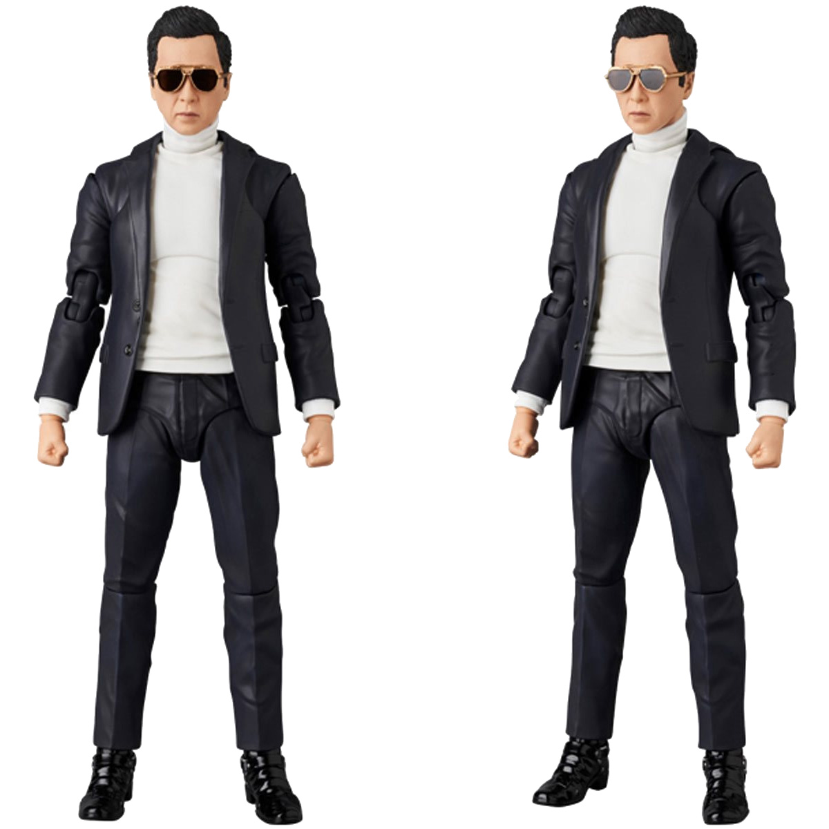 Action Figures MAFEX John Wick (Chapter 3) e Caine (Chapter 4)
