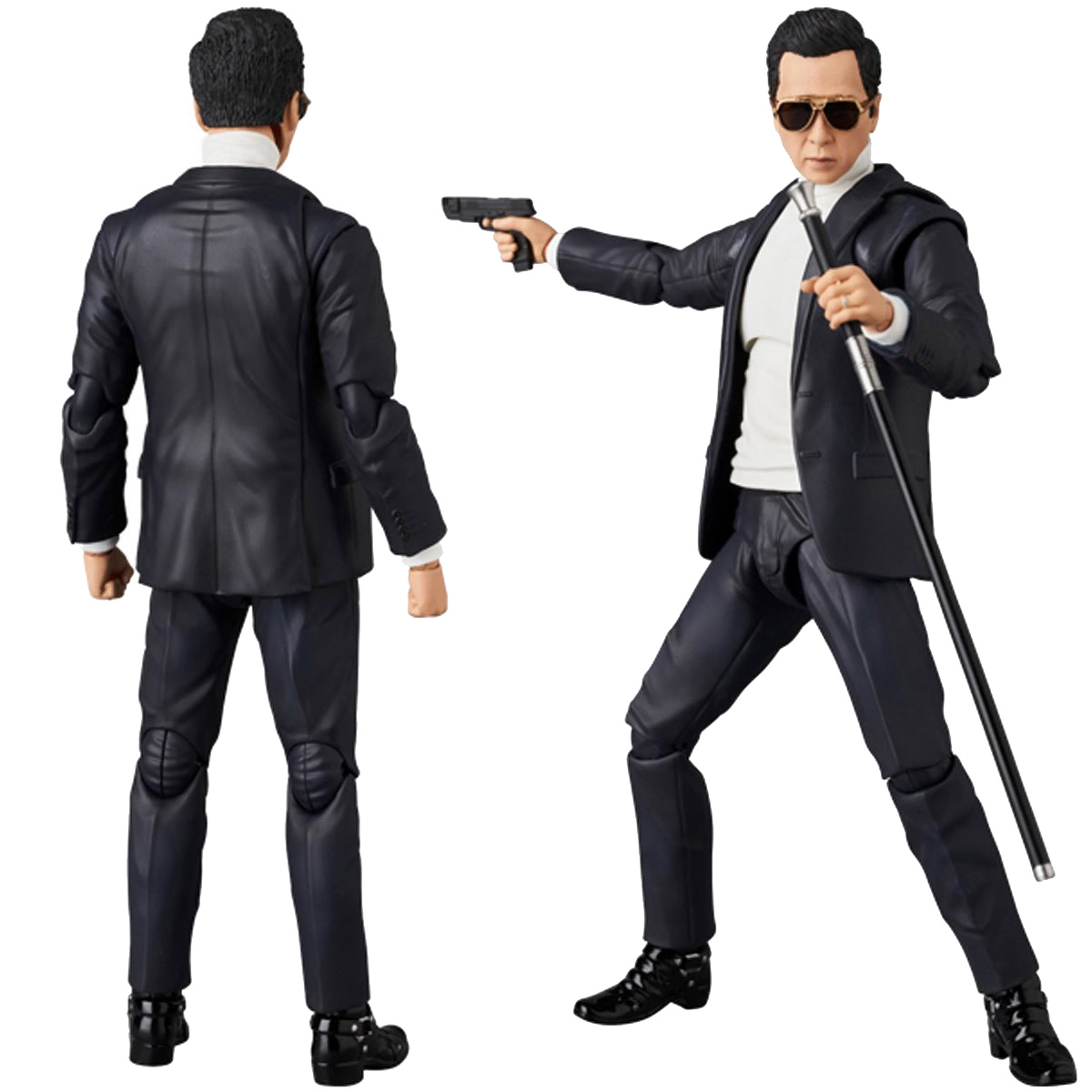 Action Figures MAFEX John Wick (Chapter 3) e Caine (Chapter 4)