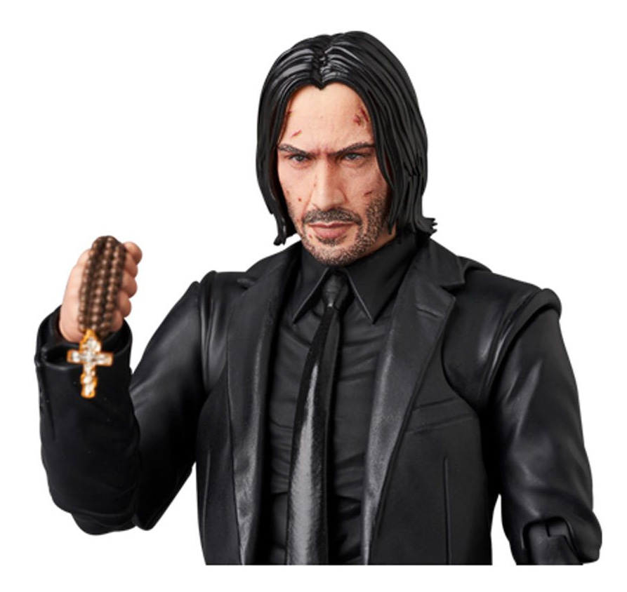 Action Figures MAFEX John Wick (Chapter 3) e Caine (Chapter 4)
