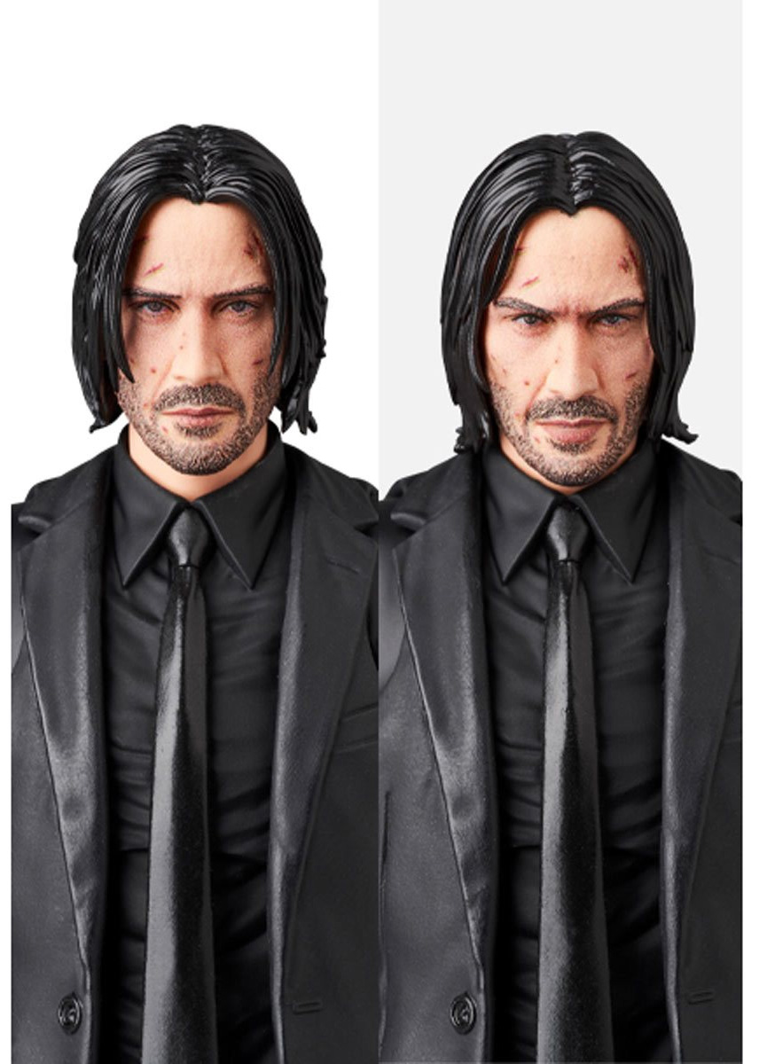 Action Figures MAFEX John Wick (Chapter 3) e Caine (Chapter 4)