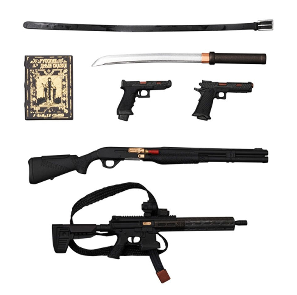 Action Figures MAFEX John Wick (Chapter 3) e Caine (Chapter 4)