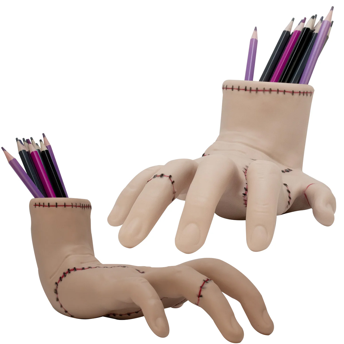Wednesday Addams Little Hand Pencil Holder, Pen and Pen Pals