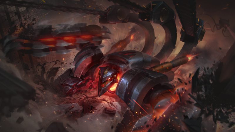 Image of the post-rework Skarner War Machine skin