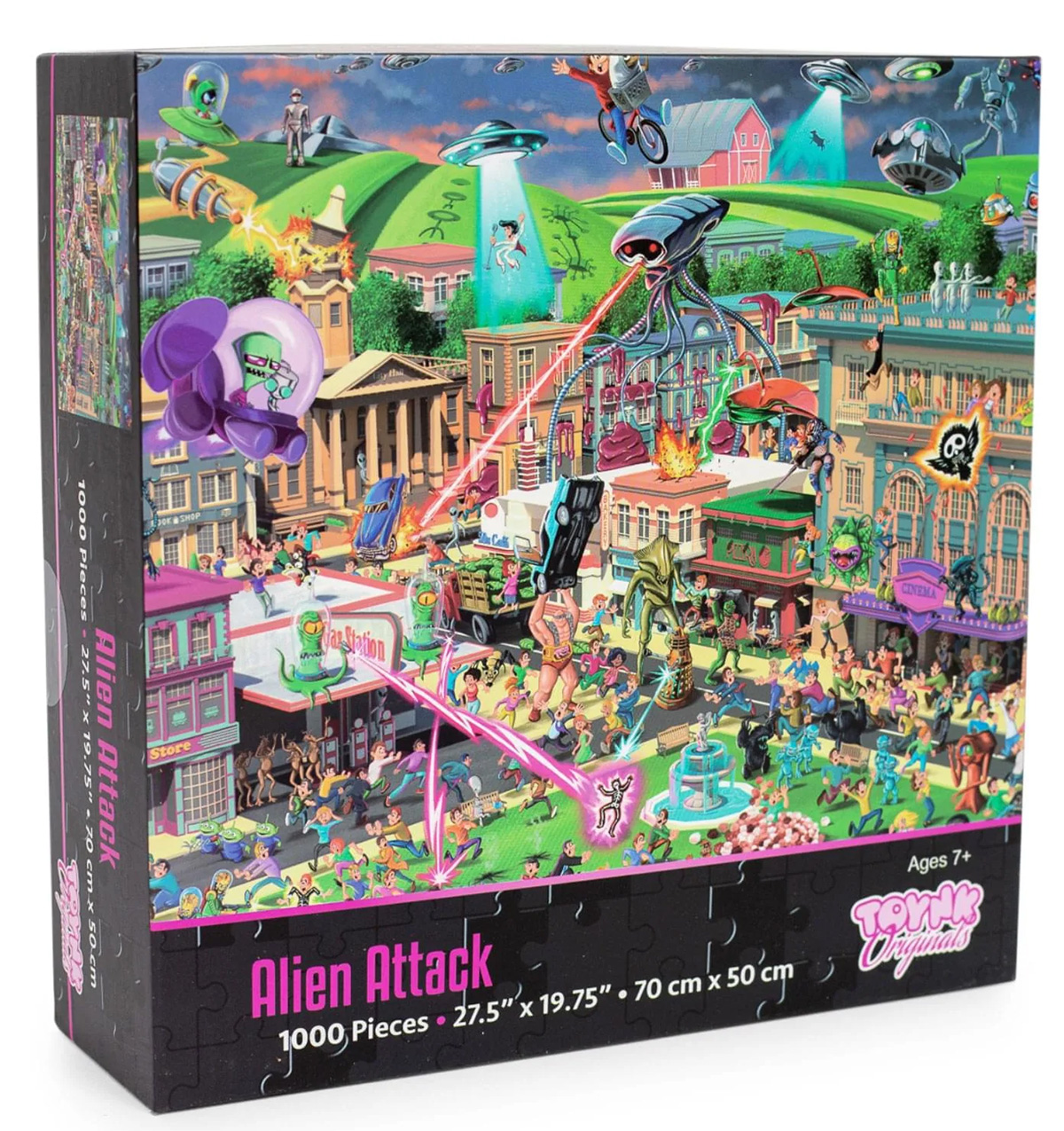 Sci-Fi Classics Alien Attack Puzzle (Take me to your leader!)