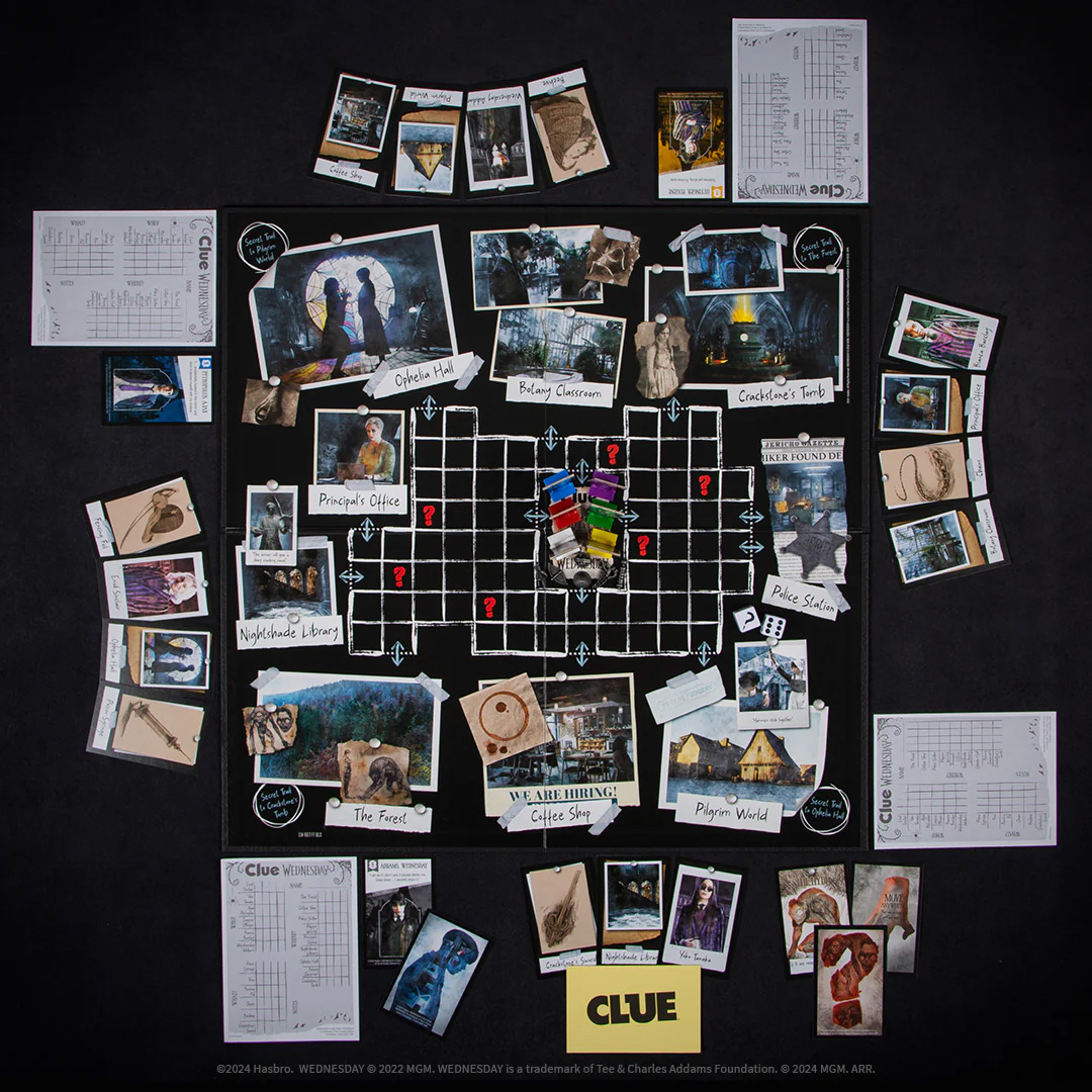 Clue Game (Detective) from the Wednesday Addams Series