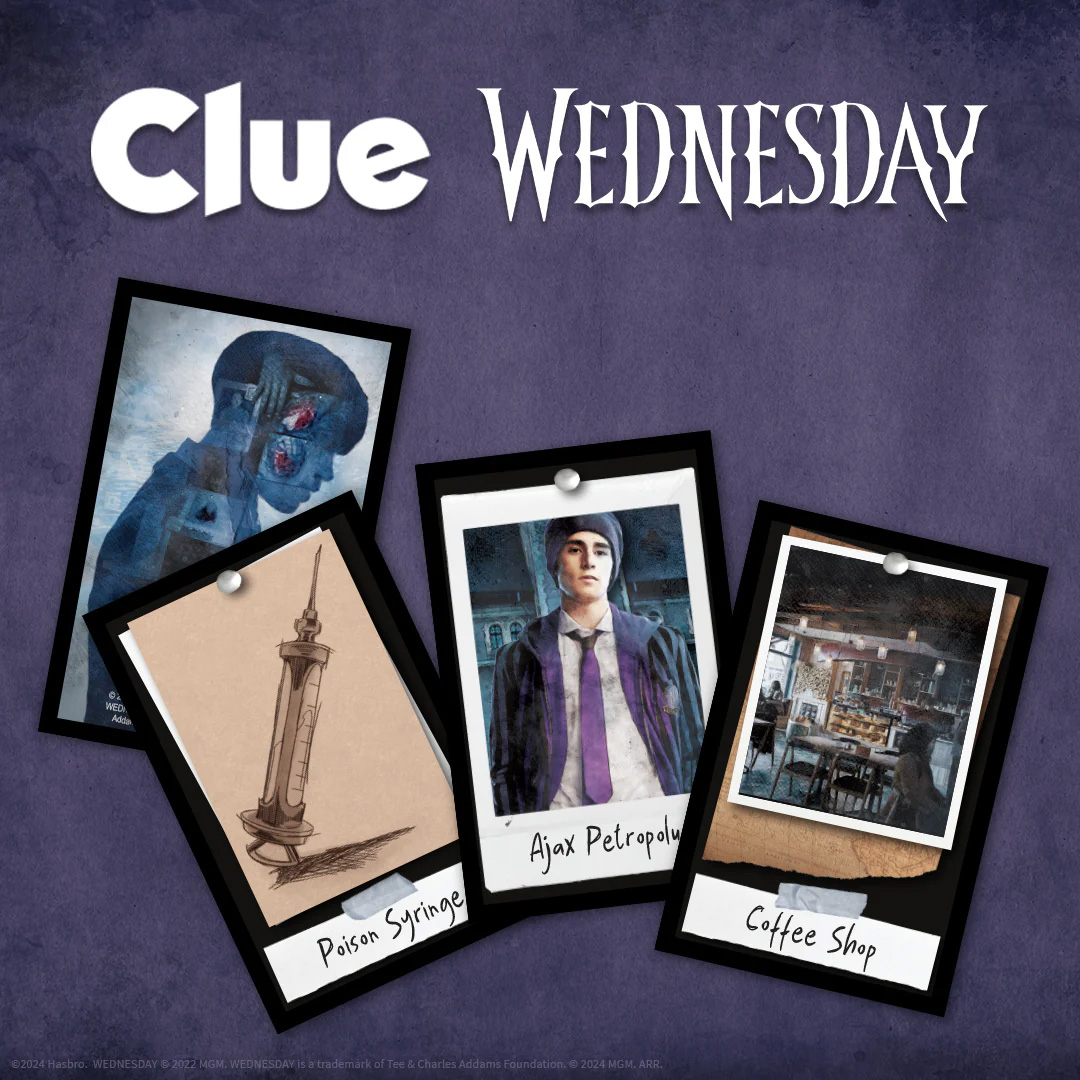 Clue Game (Detective) from the Wednesday Addams Series