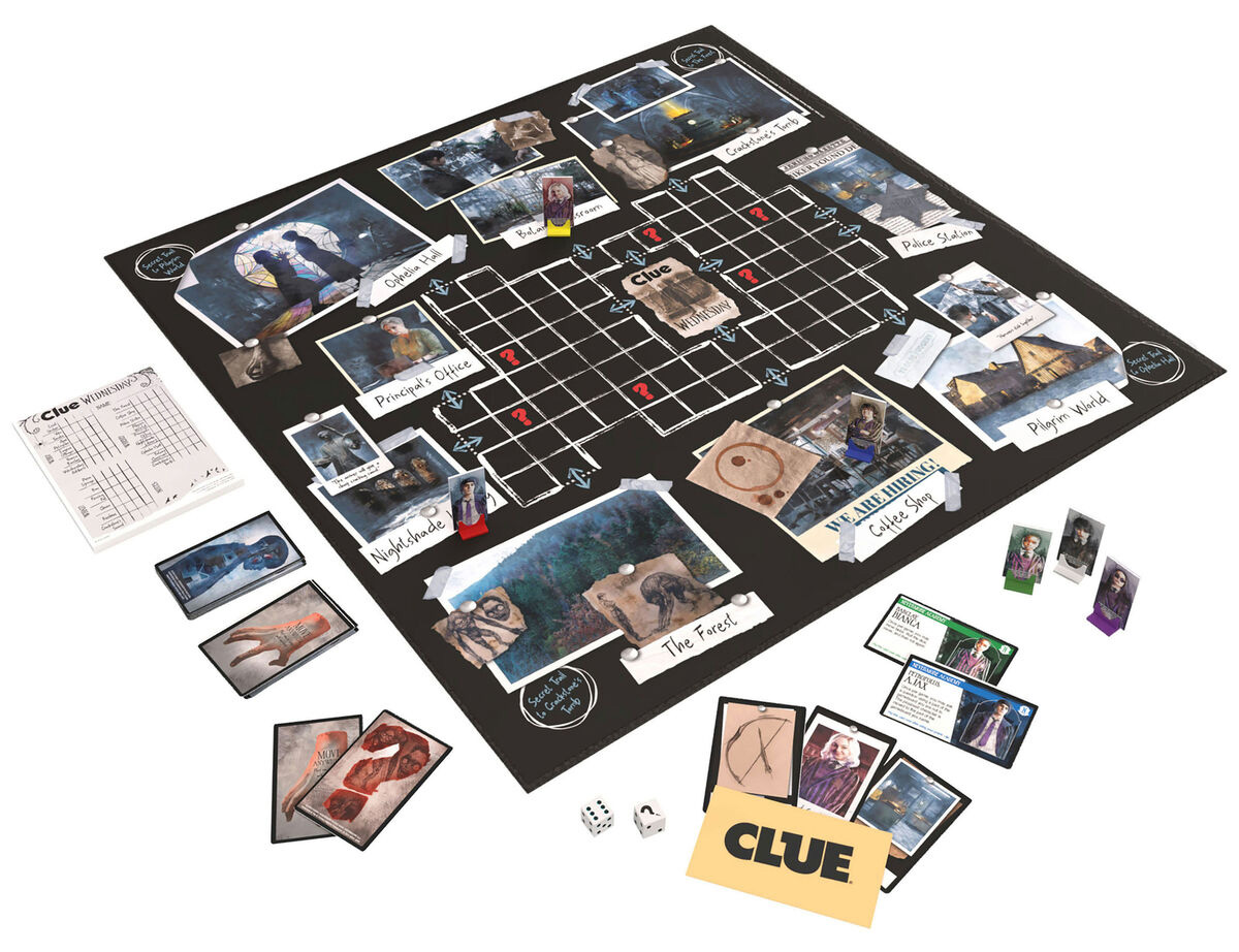 Clue Game (Detective) from the Wednesday Addams Series