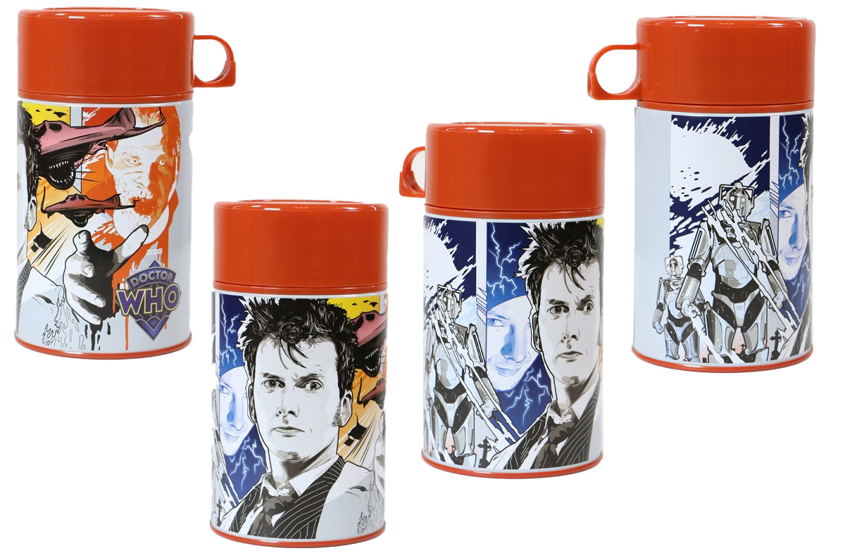 Doctor Who Tin Lunchbox with the Adventures of the 10th Doctor