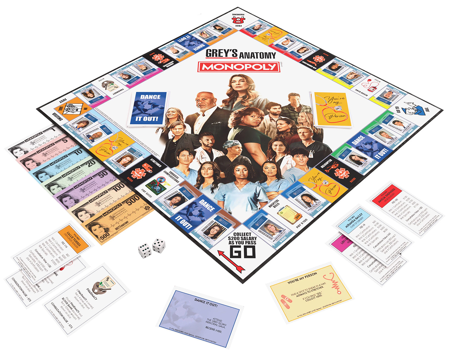 Grey's Anatomy Monopoly Board Game