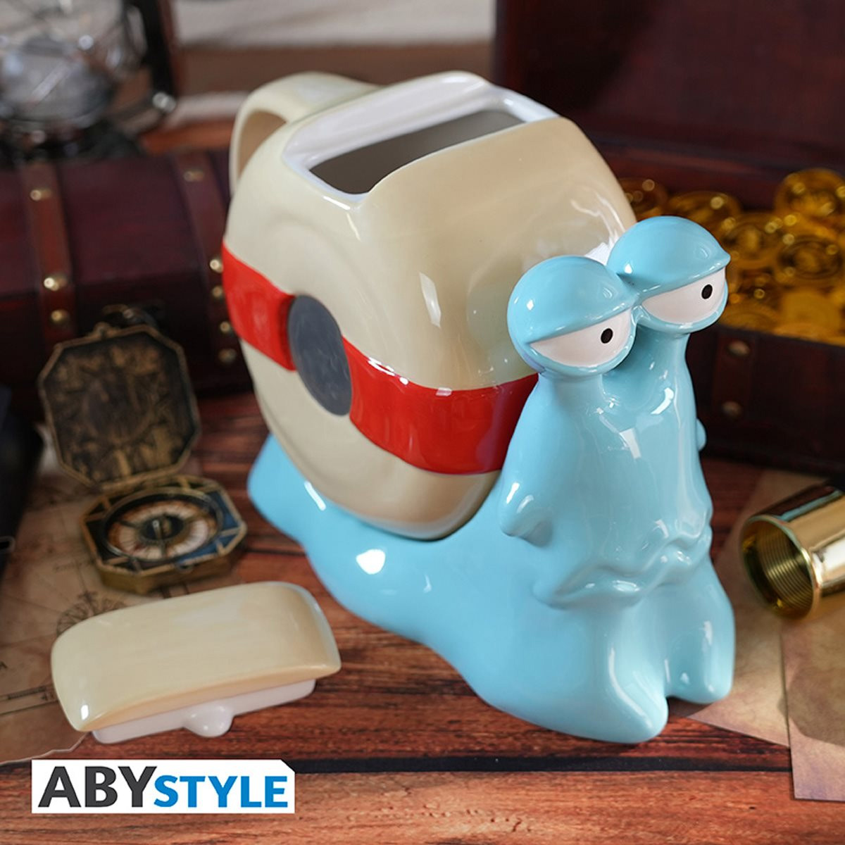 Bule from Chá Den Den Mushi, or Caracol Transponder from One Piece