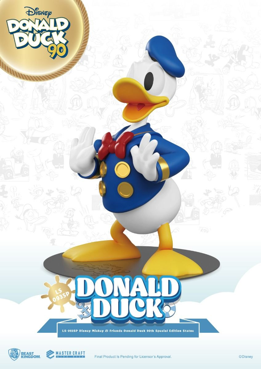 Donald Duck Life Size 90 Years Life Size Statue