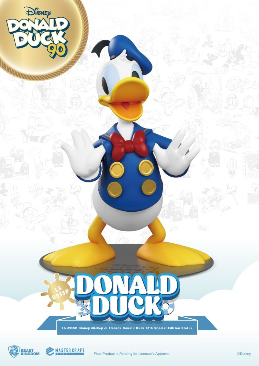 Donald Duck Life Size 90 Years Life Size Statue