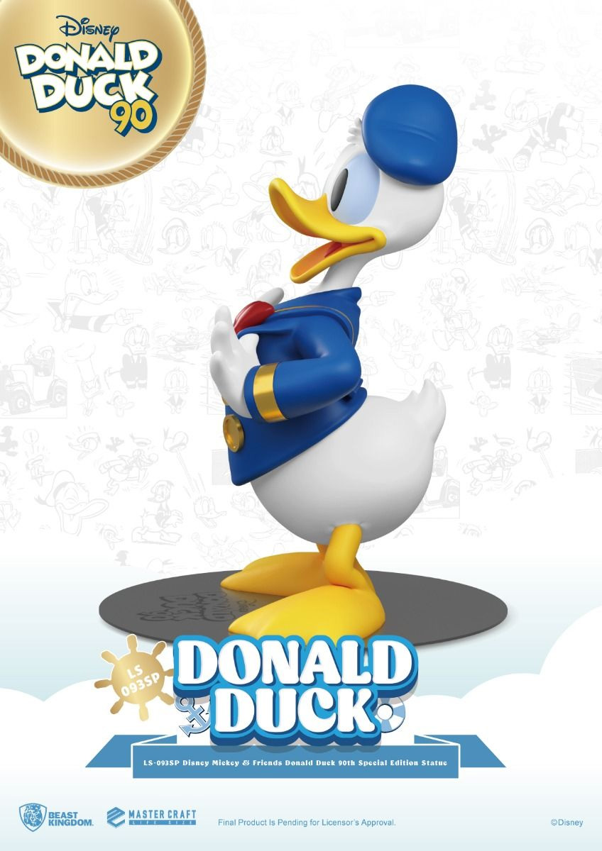 Donald Duck Life Size 90 Years Life Size Statue