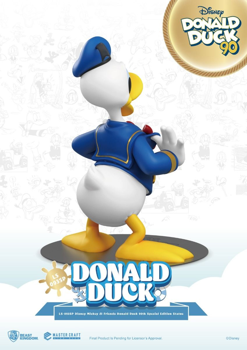Donald Duck Life Size 90 Years Life Size Statue