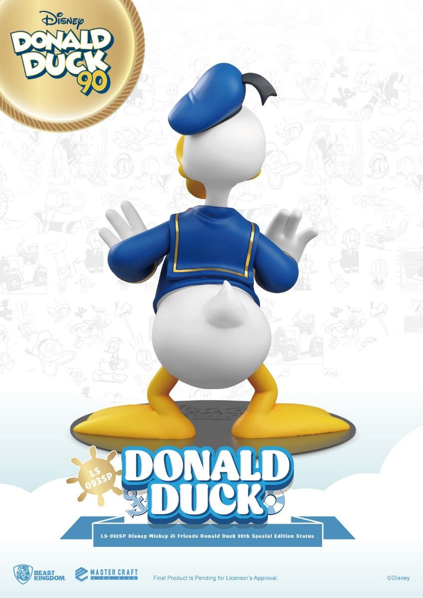 Donald Duck Life Size 90 Years Life Size Statue