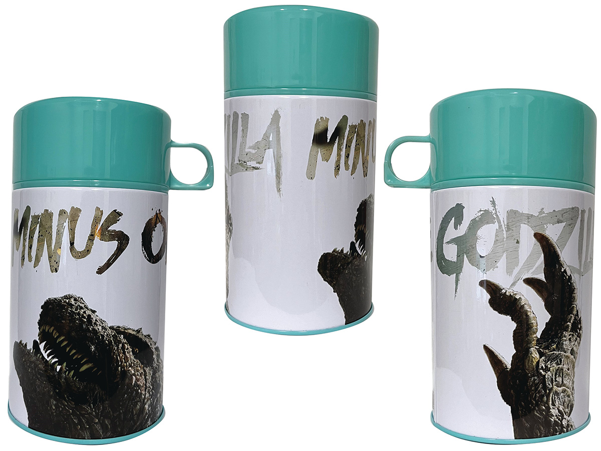 Godzilla Minus One Tin Titans Tin Lunch Box with Bottle